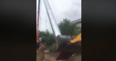 Установка дымовой трубы высотой 20 м диаметром 720 мм.