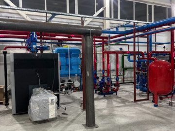 Стационарная котельная 3,4 мВт газ-дизель для АО Баян Сұлу