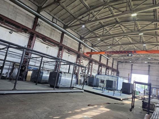 Линия сборки блочно-модульных котельных, цех 1500 м²